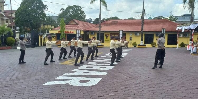 Meriahkan HUT ke-42 Satpam, Polres Kobar Gelar Lomba