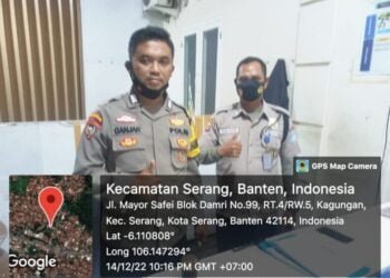 Polsek Serang Berikan Imbauan Kamtibmas ke Satpam