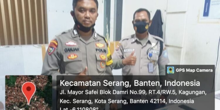 Polsek Serang Berikan Imbauan Kamtibmas ke Satpam