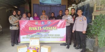 Berbagi ke Sesama, Polres Prabumulih Gelar Bansos Bersama Satpam