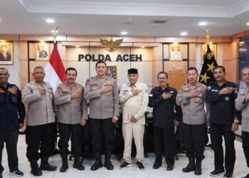 Panitia Pelaksana HUT ke-42 Satpam Audensi dengan Polda Aceh