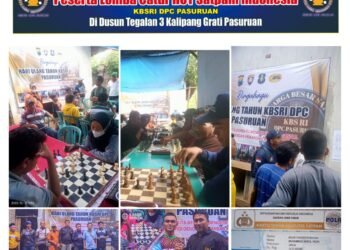 HUT ke-42 Satpam, KBS RI Pasuruan Gelar Turnamen Catur