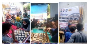 HUT ke-42 Satpam, KBS RI Pasuruan Gelar Turnamen Catur