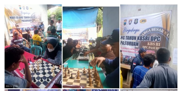 HUT ke-42 Satpam, KBS RI Pasuruan Gelar Turnamen Catur