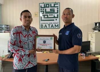 HUT ke-42 Satpam, KBS RI Batam Kepri Peduli Korban Cianjur