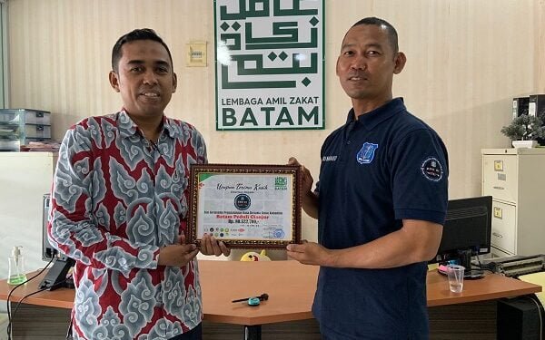 HUT ke-42 Satpam, KBS RI Batam Kepri Peduli Korban Cianjur