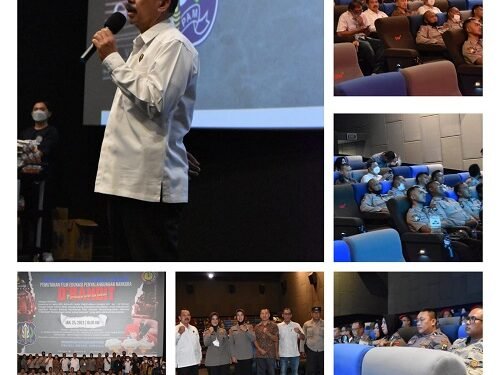 Asosiasi Satpam dan Polda Jatim Gelar Nobar Film D Bandhit