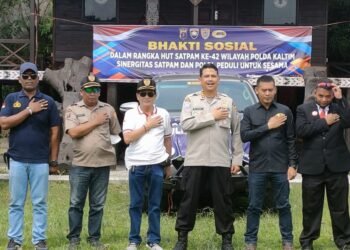 Meriahkan HUT ke-42 Satpam, DPD APSI Kaltim Gelar Baksos
