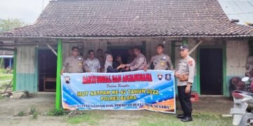 HUT ke-42 Satpam, Polres Blora Laksanakan Anjangsana
