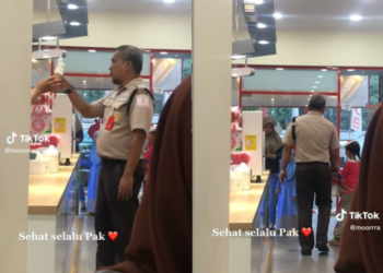 Belikan Es Krim Pengamen Anak-anak, Satpam Tuai Pujian