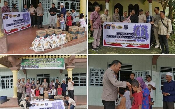 Polri dan Asosiasi Satpam di Sumut Gelar Baksos