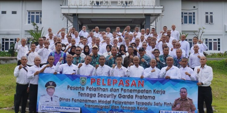 Pemkab Balangan Lepas 75 Peserta Satpam Gada Pratama