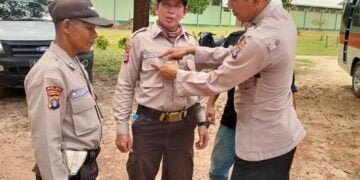 Polres Barito Timur Cek Atribut dan KTA Satpam