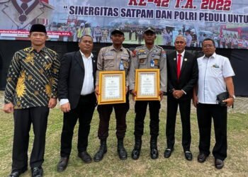 Lindungi Aset Negara, Satpam PTPN V Terima Penghargaan