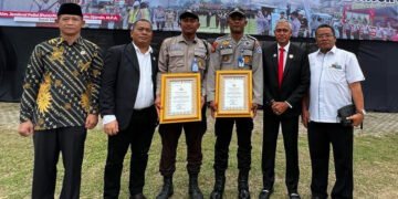 Lindungi Aset Negara, Satpam PTPN V Terima Penghargaan