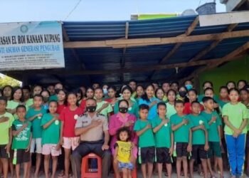 Aipda Yunus Laba, Polisi yang Nyambi Jadi Satpam untuk Bangun Panti Asuhan