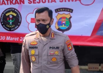 Berani Gagalkan Aksi Perampokan, Kapolda Lampung Apresiasi Satpam Bank