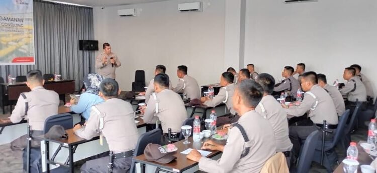 Polres Ogan Ilir Gelar Penyuluhan dan Sosialisasi ke Satpam