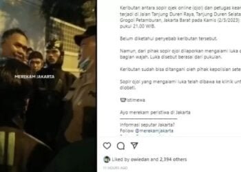 Sempat Viral, Cekcok Antara Satpam Mal dan Ojol Berujung Damai