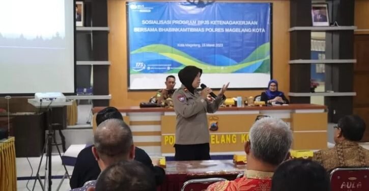 Muliakan Satpam dan Kondusifitas Kamtibmas, Polres Magelang Gelar Workshop