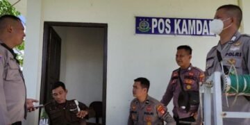 Jalin Silaturahmi, Polres Sekadau Sambangi Pengguna Jasa Satpam