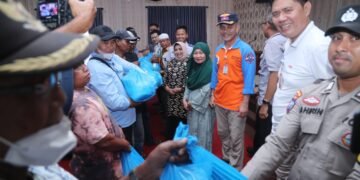 Jelang Ramadan, Satpam Terima Sembako dari Pemko Tanjungpinang