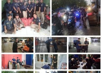 KBS-RI Kota Surabaya Gelar Baksos, Distribusikan 100 Boks Nasi Bungkus