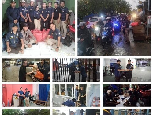 KBS-RI Kota Surabaya Gelar Baksos, Distribusikan 100 Boks Nasi Bungkus