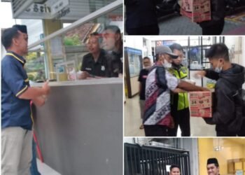 KBS-RI DPC Banyuwangi Bagikan Takjil ke Rekan Seprofesi Satpam