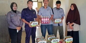 P3A Gorontalo Berikan Santuna ke Petugas Satpam