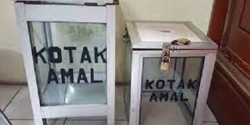Satpam Amankan Pelaku Pencuri Kotak Amal Masjid