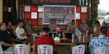 Kapolresta Manado Silaturahmi ke Satpam