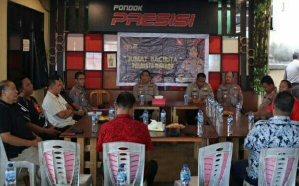 Kapolresta Manado Silaturahmi ke Satpam