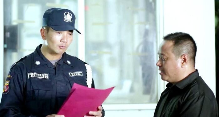 Kapolres Karawang Perankan Satpam di Film Nasibmu Asep 2