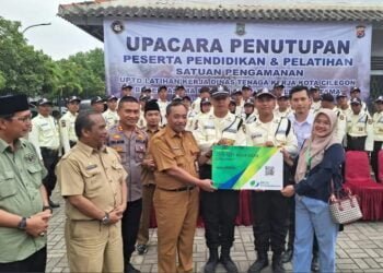 Disnaker Kota Cilegon Gelar Penutupan Diklat Satpam Gada Pratama