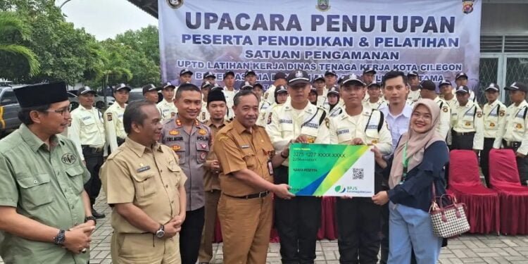 Disnaker Kota Cilegon Gelar Penutupan Diklat Satpam Gada Pratama