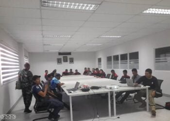 Satpam di Brebes Ikut Latihan Penanganan Tindak Terorisme dan Perampokan