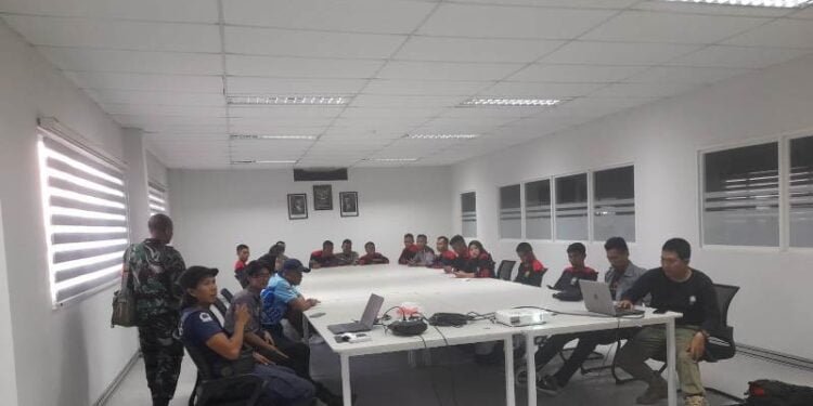 Satpam di Brebes Ikut Latihan Penanganan Tindak Terorisme dan Perampokan