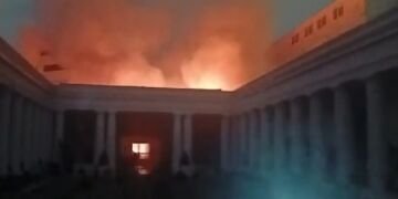 Satpam Dengar Ledakan Sebelum Kebakaran di Museum Gajah