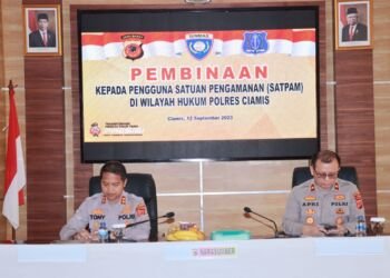 Polres Ciamis Lakukan Pembinaan ke Pengguna Satpam di Kabupaten Ciamis