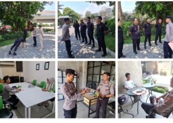 Polresta Banyuwangi Sidak Satpam, Cek Kelengkapan Administrasi Satpam