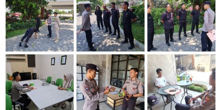 Polresta Banyuwangi Sidak Satpam, Cek Kelengkapan Administrasi Satpam