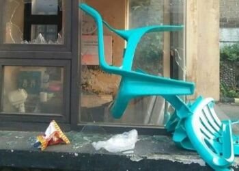 Geng Motor Serang Pos Keamanan, Satpam Terluka