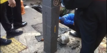 Bersihkan Gorong-gorong, Satpam Temukan Tengkorak Manusia