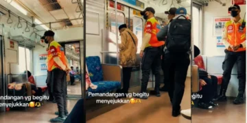 Dua Satpam Dapat Pujian Netizen karena Jaga Kakek Tidur di KRL Sampai Tujuan