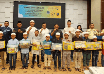 HUT Ke-43 Satpam, Bank Sumut Gelar Bhakti Sosial dan Khitanan Massal