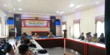 Polres Sekadau Gelar Rapat Jelang HUT Ke-43 Satpam