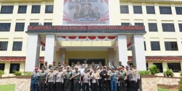 Kapolri dan Panglima TNI Hadiri Deklarasi Pemilu Damai di Polda Maluku