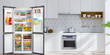 kulkas side by side polytron