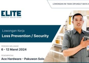 Elite People Solution Buka Loker Satpam untuk Ace Hardware Solo